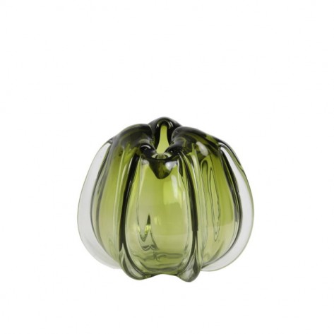 VAZA MURELA 24,5X22CM OLIVE GREEN LIG