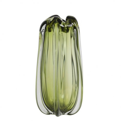VAZA MURELA 21X38CM OLIVE GREEN LIG