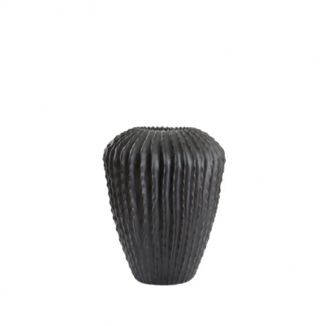 VAZA CACTI 52X65CM MAT BLACK LIG