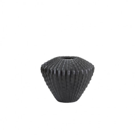 VAZA CACTI 55X45CM MAT BLACK LIG