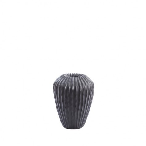 VAZA CACTI 29X37CM MAT BLACK LIG