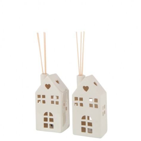 KUĆICA LED HEART H17,5CM BIJ. SORT JOL