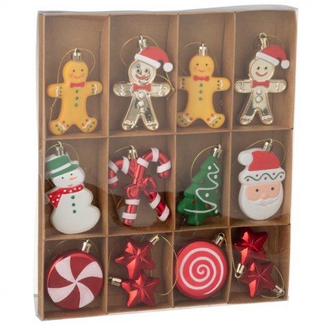 UKRASI CHRISTMAS MIX 13KOM JOL