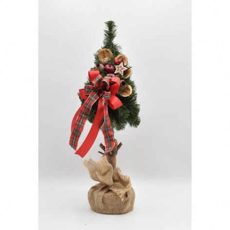 BOŽIĆNO DRVCE ZELENO OKIĆENO 50CM PIN