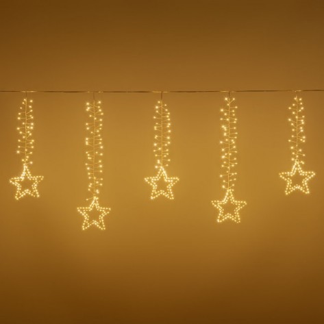 SVIJETLEĆI LANAC SA ZVIJEZDAMA 950MICROLED TS LOT