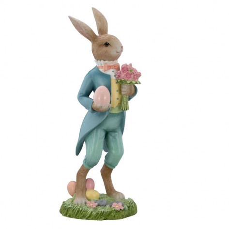 ZEC U ODIJELU SA CVIJEĆEM I JAJIMA HER