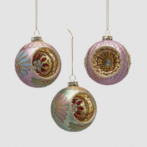 KUGLICA VINTAGE D8 SORT PINK EDG