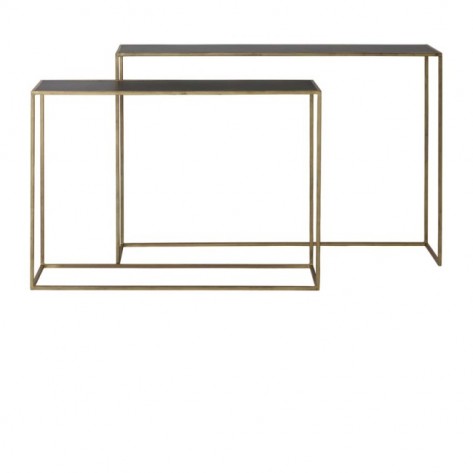 STOLIĆ CONSOLE BOCA 120X25X80CM GOLD L LIG