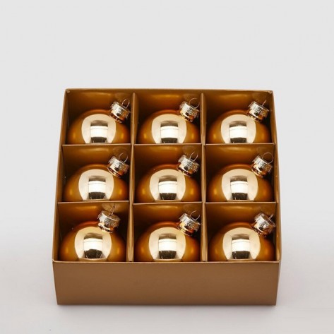 KUGLICE ZLATNE D06 SET 9KOM EDG