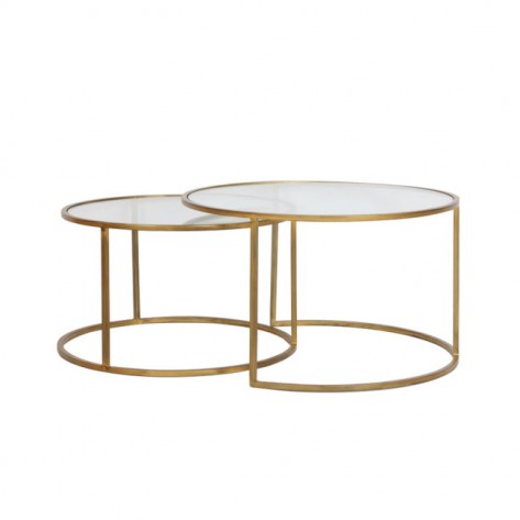 STOLIĆ DUARTE FI65X39CM GOLD S LIG