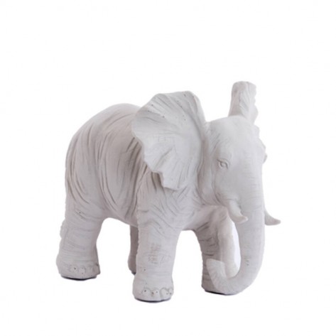 SLON FIGURA 24X17X20,5CM KREM LIG