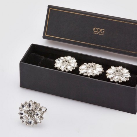 PRSTENOVI ZA SALVETE GEMS KUTIJA 4KOM SR. EDG