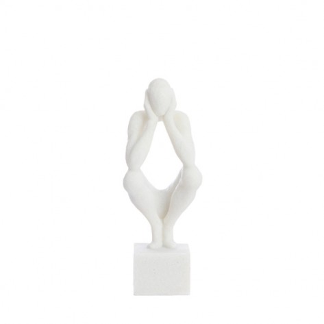 SKULPTURA LIVNO 15X13X40,5CM KREM LIG
