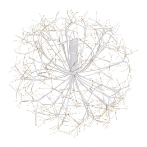 SVIJETLEĆA KUGLA FI 40CM 576 MICROLED BIJ. TS LOT