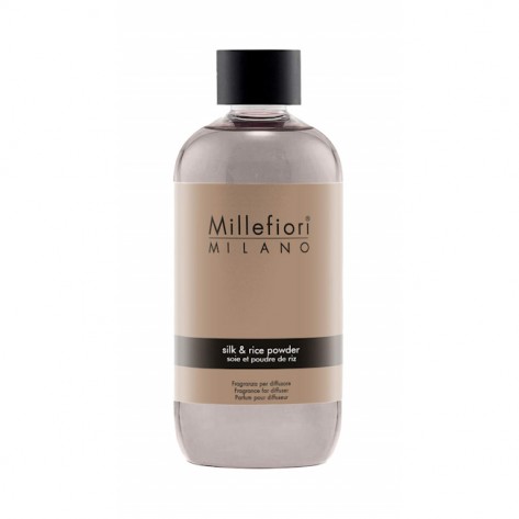 MILLEFIORI NATURAL REFIL STICK DIF.250ML SILK&RICE