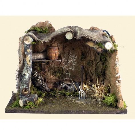 KOLIBA ZA JASLICE 33X18X24CM ROS