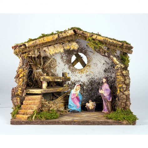 JASLICE SA SVIJETLOM 33X18X24CM ROS