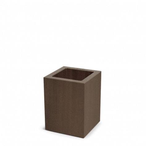 VAZA GENECA S35 SQUARE CORTEN STEEL 100GR PRO