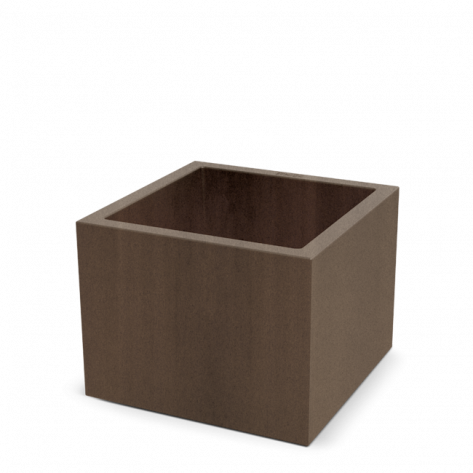 VAZA GENECA S60 SQUARE CORTEN STEEL 100GR PRO