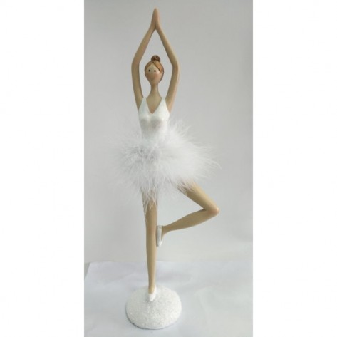 FIGURA BALERINA 38,5CM PERJE BIJ. COR