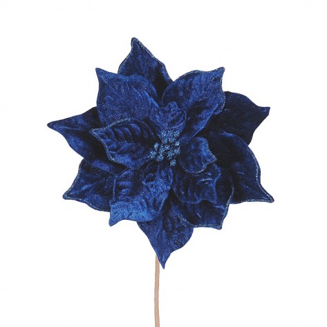 BOŽIĆNA ZVIJEZDA 23CM PLAVA VET