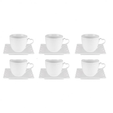 SET ŠALICA ZA BIJELU KAVU 6/1 200ML HJ1949 ALP