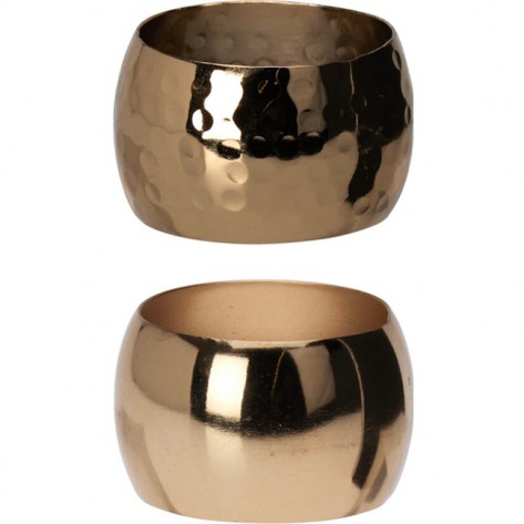 PRSTEN ZA SALVETE 4KOM ZLAT. KOOP