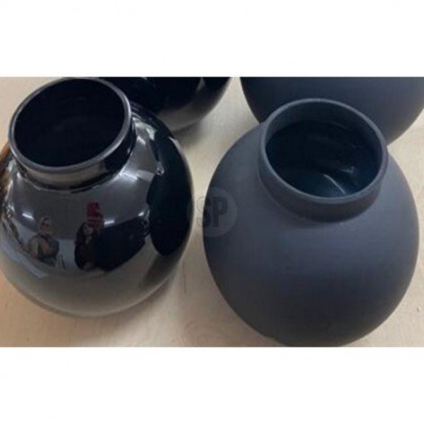 VAZA 19CM OKR. CRNA KOOP