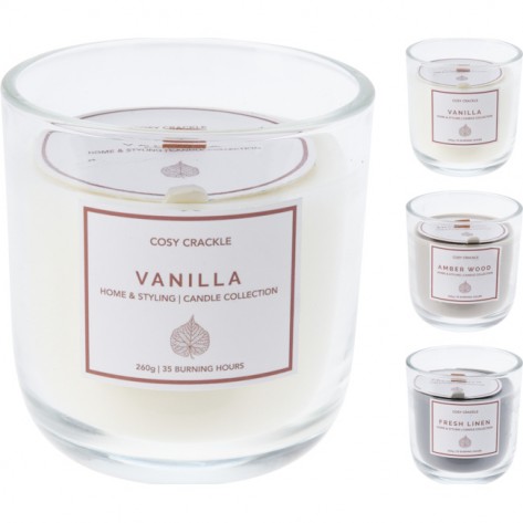 SVIJEĆA U STAKLU WW MIRISNA 9CM SORT KOOP