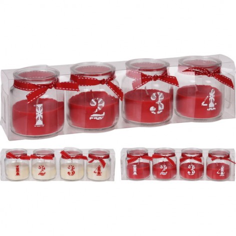 SVIJEĆE ADVENTSKI SET 4KOM SORT KOOP
