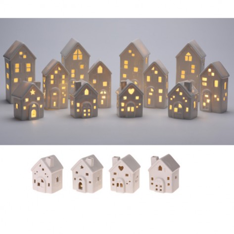 KUĆICA SA LED SVIJETLOM 8CM SORT KOOP