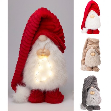 GNOM LED BRADA 82CM SORT KOOP