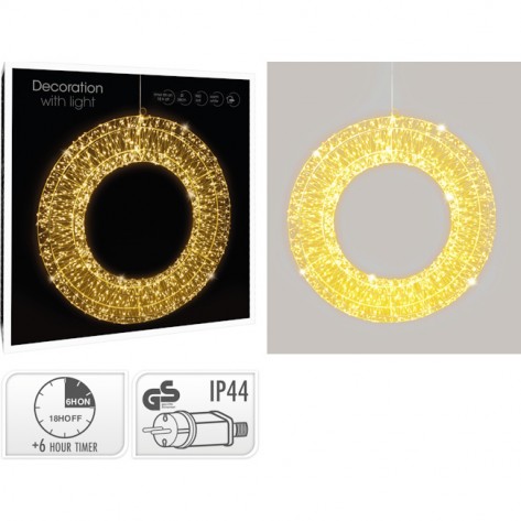 VIJENAC 38CM 960LED WW KOOP