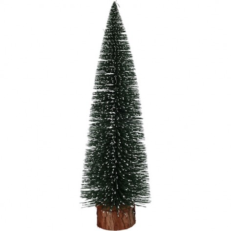 BOŽIĆNO DRVCE 35CM ZEL. SNJEŽNO KOOP