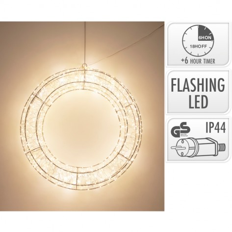 VIJENAC 720LED 50CM SREB. KOOP