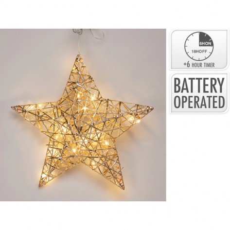 ZVIJEZDA 30CM LED CHAM. KOOP