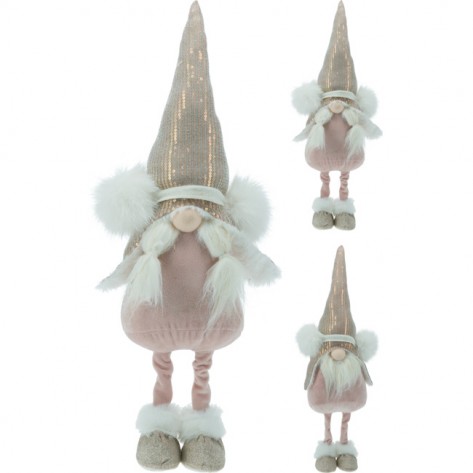 GNOM 51CM PINK SORT KOOP