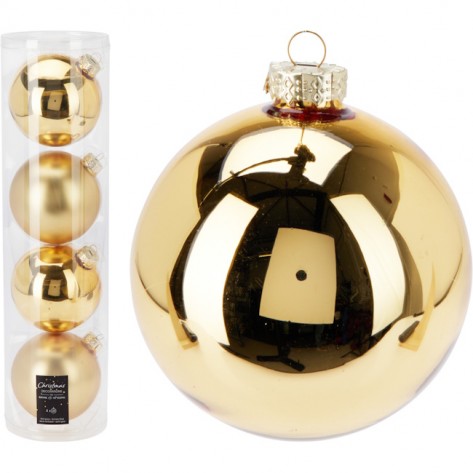 KUGLICE GOLD D10CM SET 4/1 KOOP