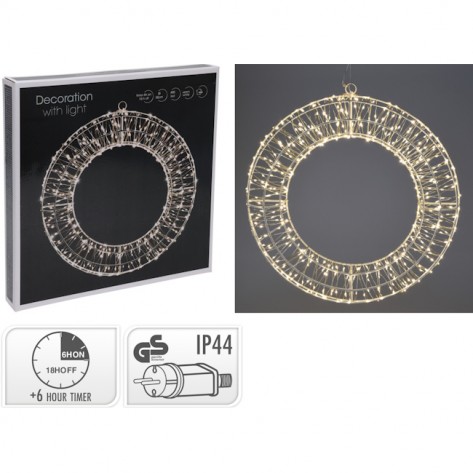 VIJENAC 38CM 480LED WW KOOP