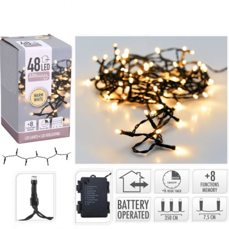 LAMPICE LED 48KOM BO WW IP44 KOOP