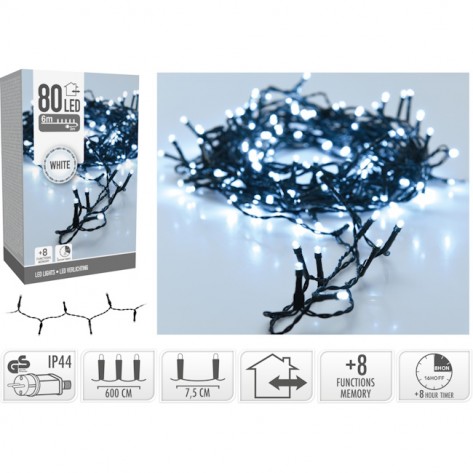 LAMPICE LED 80KOM BIJELE OUTDOOR KOOP