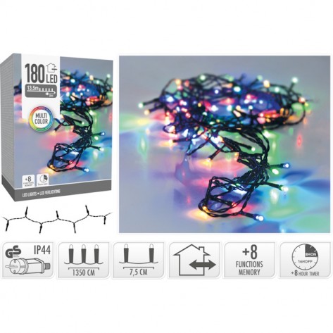 LAMPICE LED 180KOM MULTI OUTDOOR KOOP