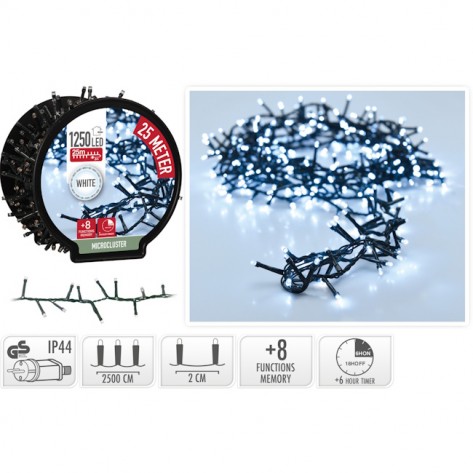 LAMPICE MICROCLUSTER 1250KOM BIJELE  KOOP