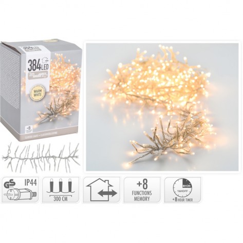 LAMPICE CLUSTER 384LED WW  KOOP