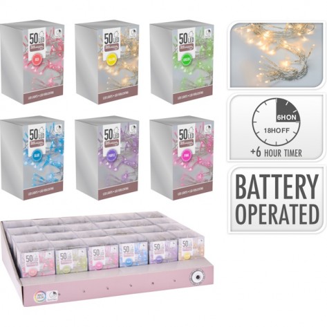 LAMPICE LED 50KOM IP44 BO FANCY SORT KOOP