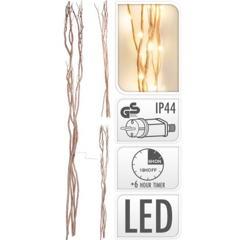 GRANA VRBE 110CM 40LED SORT KOOP