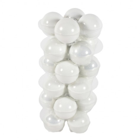 KUGLICA 6CM BIJELA SET 24KOM DKO