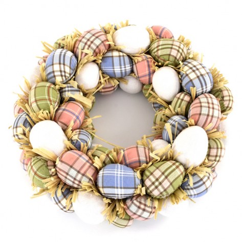 VIJENAC S ŠARENIM JAJIMA D30CM DKO