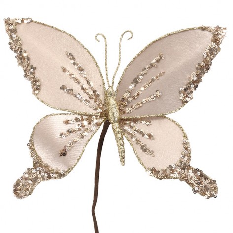 LEPTIR NA ŠTAPU 20CM KREM DKO