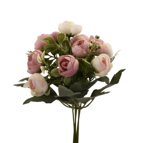RANUNKULUS BUKET 31CM X5 ROZA DKO